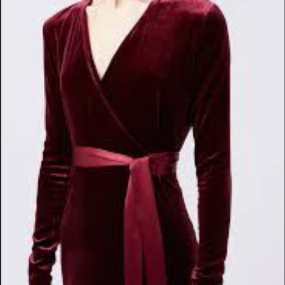 dvf velvet dress